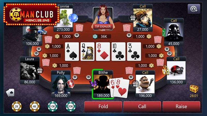 cách giành chiến thắng Texas Hold’em Poker online